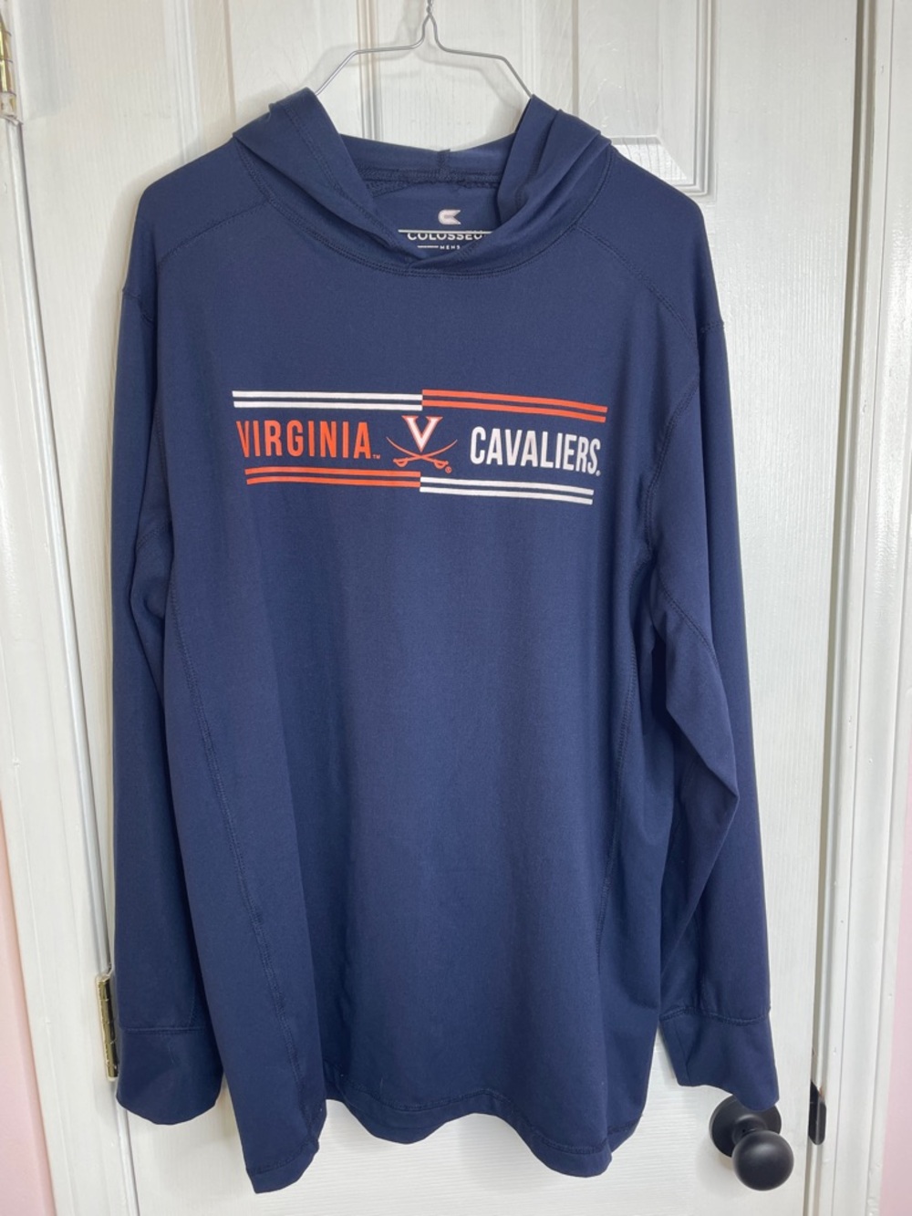 Virginia Cavaliers Men's Navy Performance Hoodie Shirt